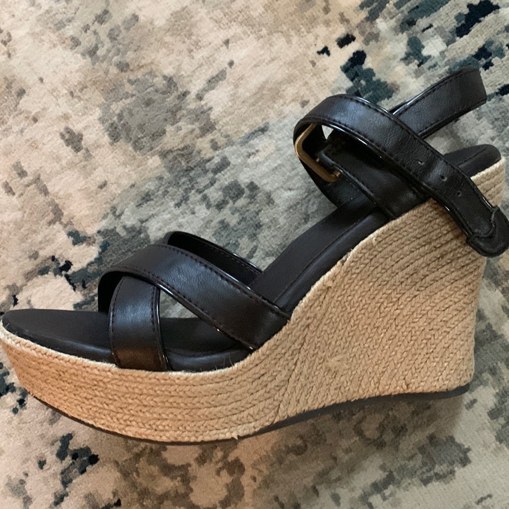 Sz 10 UGG Australia Jackilyn wedge sandals brown